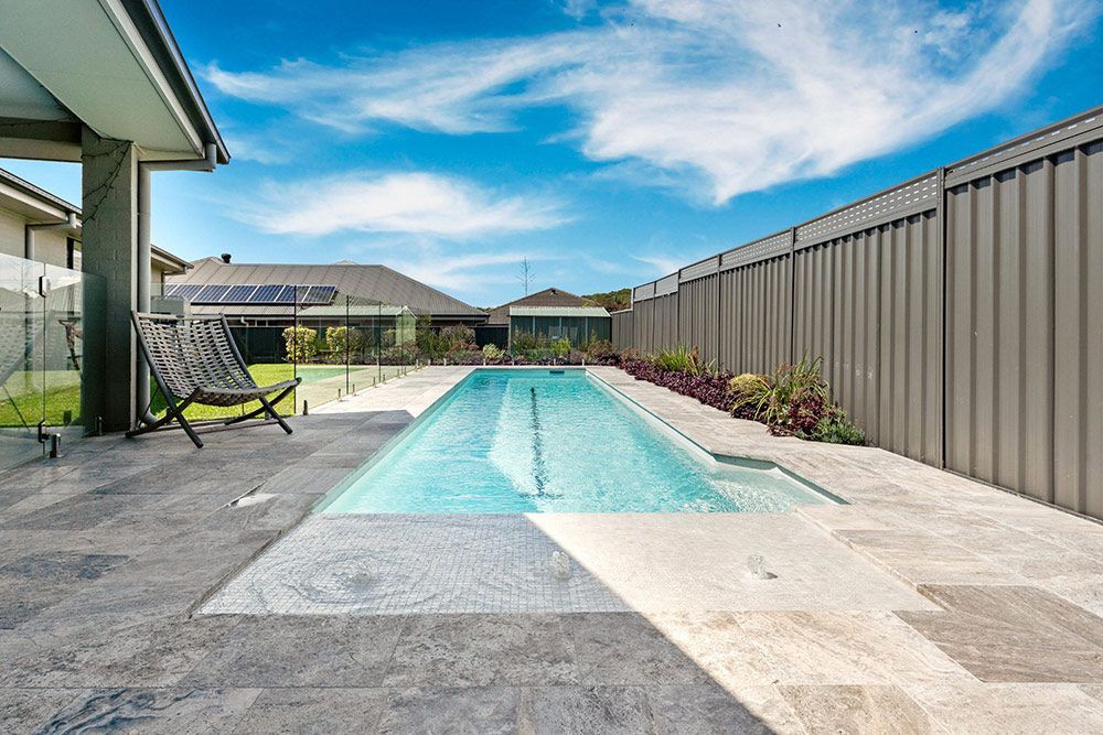 Spacious Swimming Pool under Overcast Skies — Mineral Pool in Newcastle, NSW