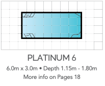 A Drawing Of A Swimming Pool With The Words Beach Pool 8 On It — Fibreglass Pools in Newcastle, NSW