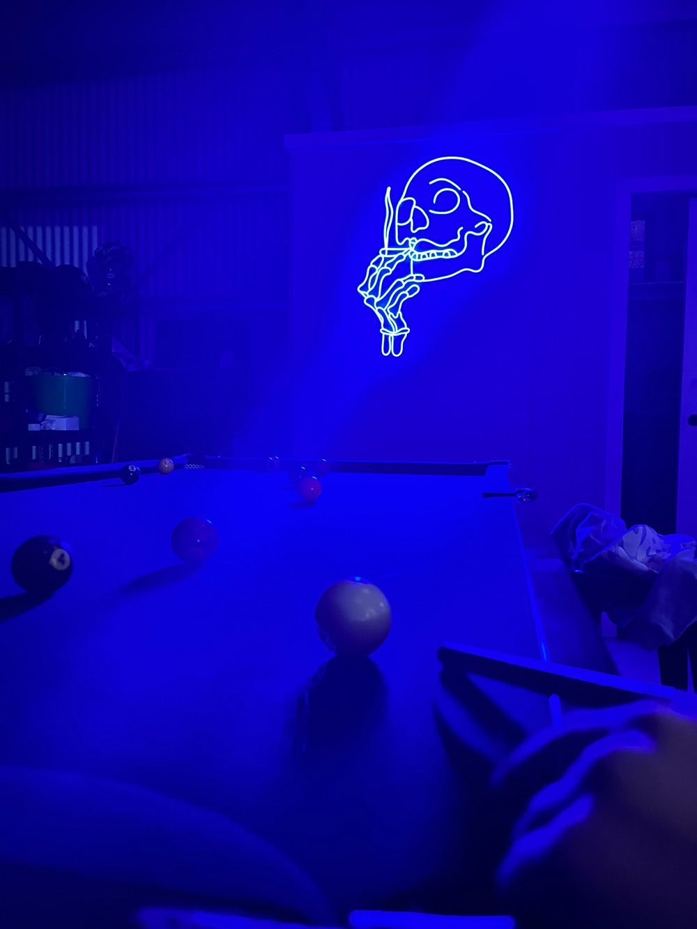 Billiards Shop With Blue Lighting — Rohr Electrical In Dubbo NSW