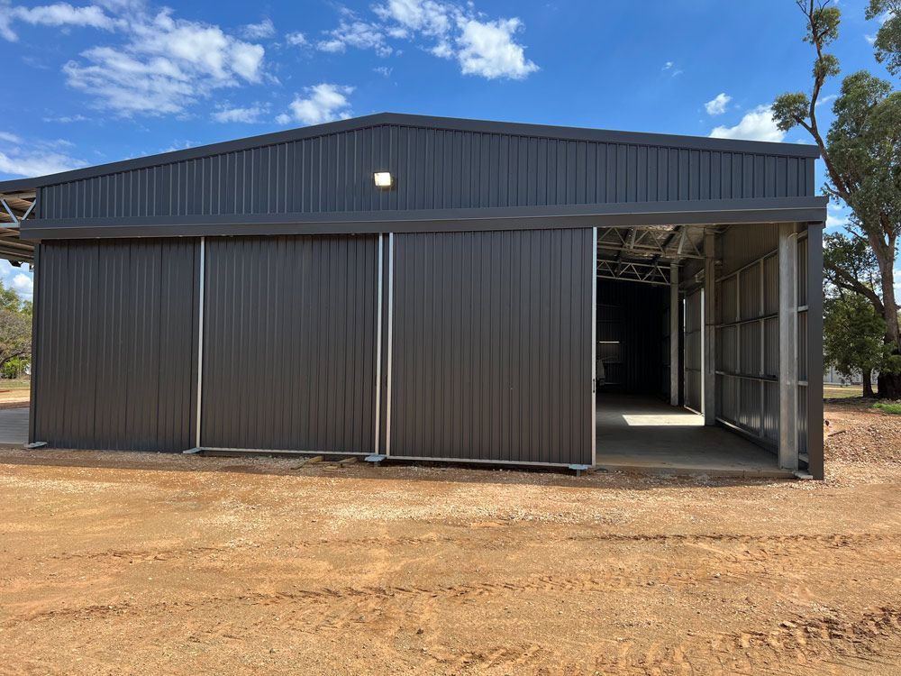 New Installed Outdoor Lights On The Shed — Rohr Electrical In Dubbo NSW