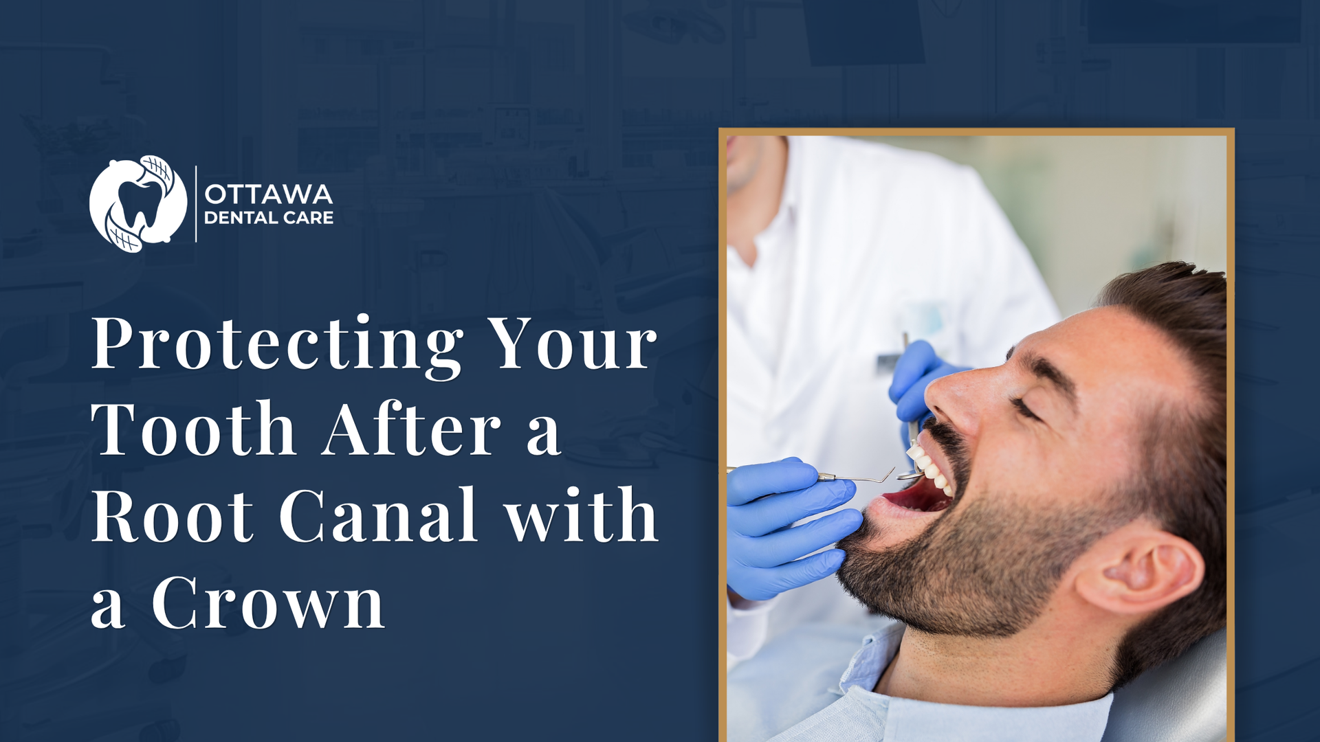 A dimly lit office waiting room with dark armchairs, a television mounted on the wall, and a reception desk.