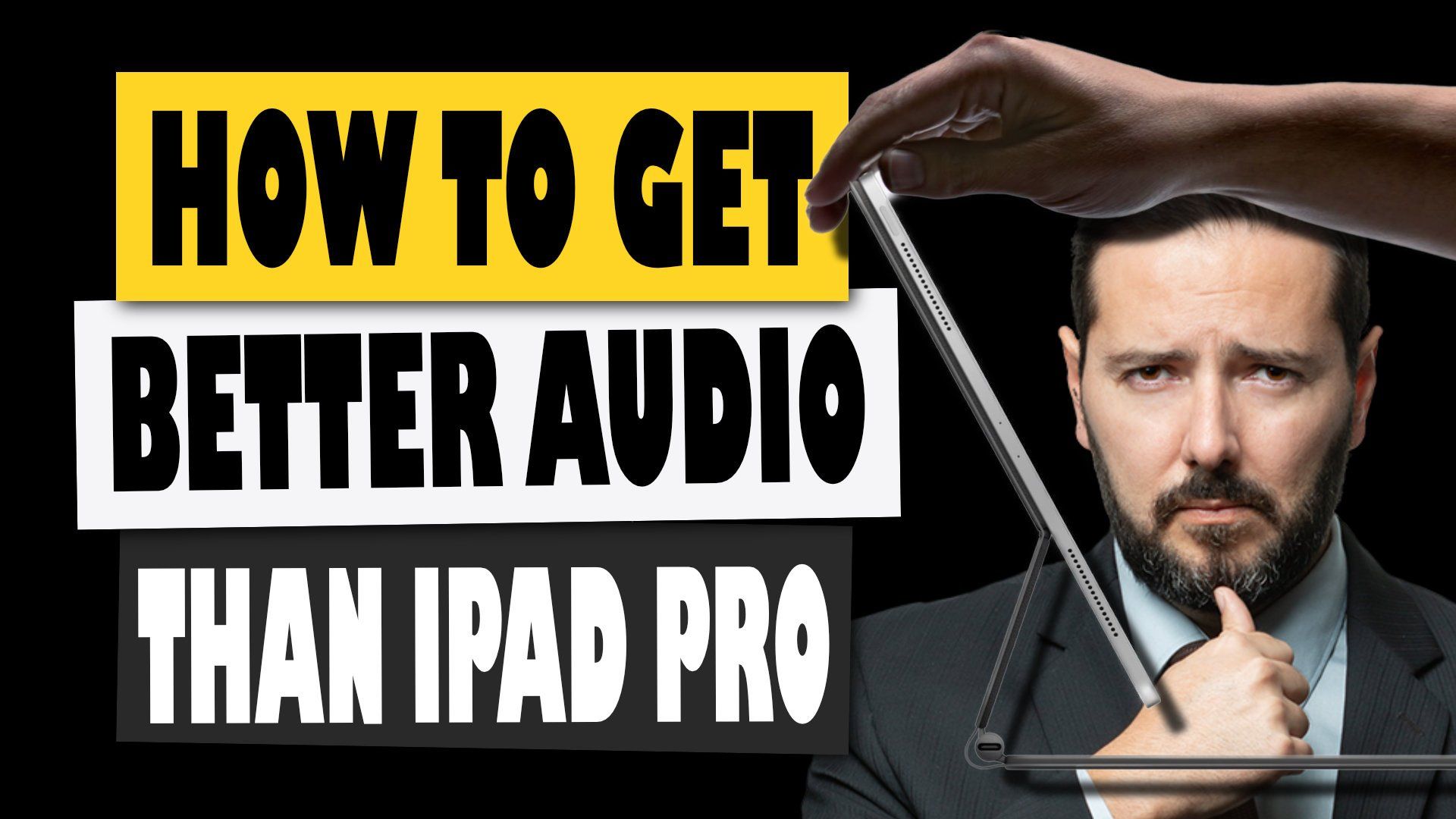 better audio than ipad pro with ipad 7