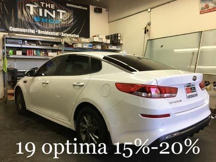 Optima Car — Murrieta, CA — The Tint Shop 951