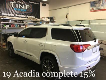 Acadia Car — Murrieta, CA — The Tint Shop 951