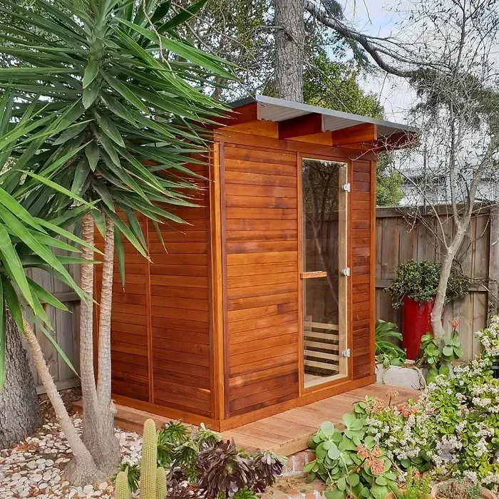 SAWO custom sauna install