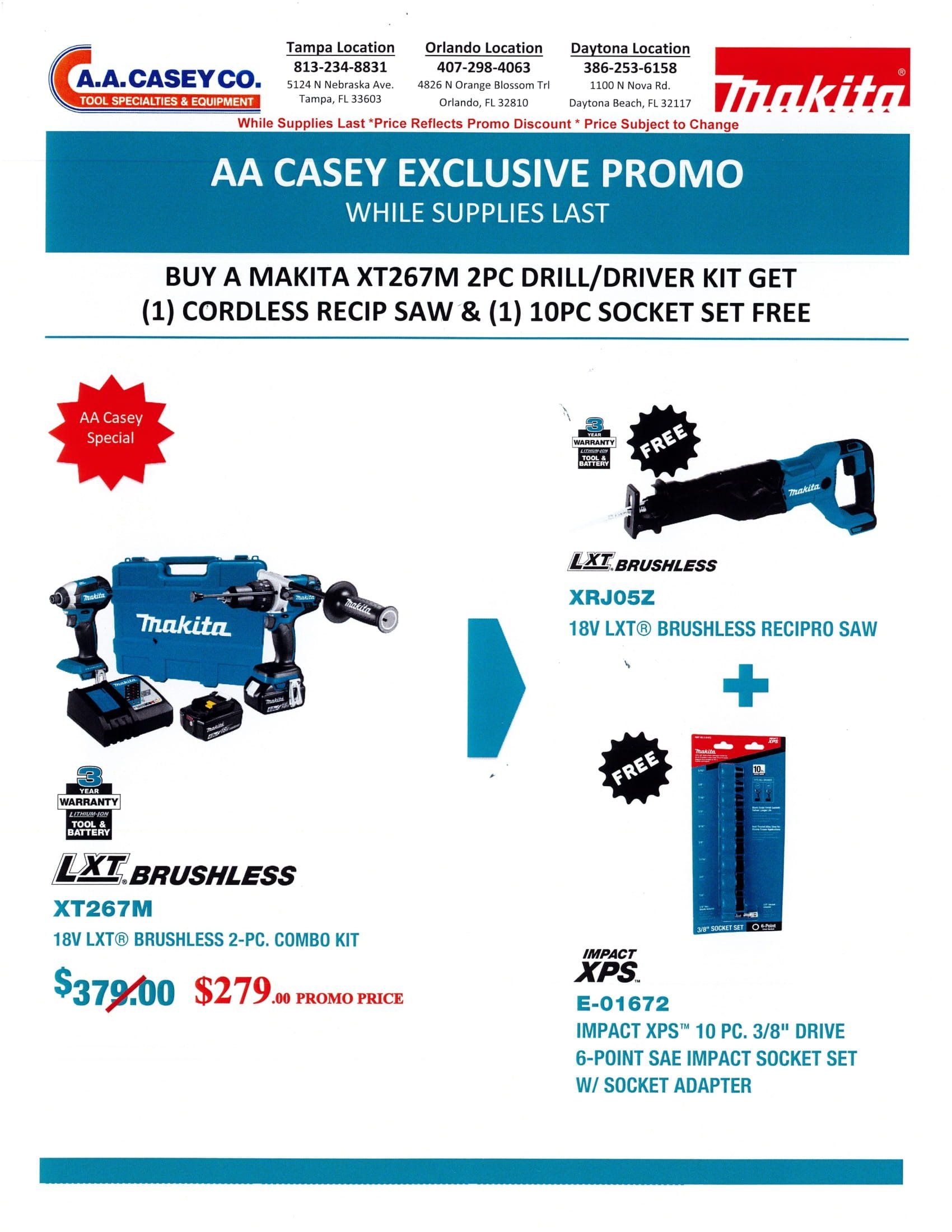 Tool & Fastener Distribution Tampa, FL A.A. Casey CO.
