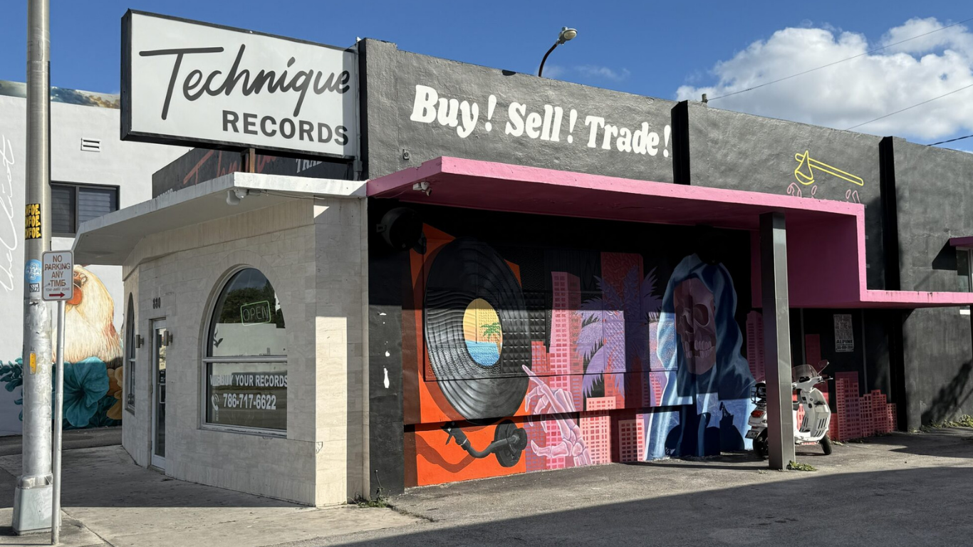 Technique Records on 79th street in Miami