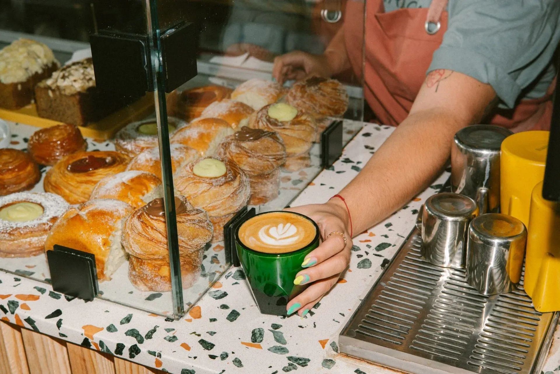 Breakfast and coffee at Caracas Bakery in Miami’s MiMo District