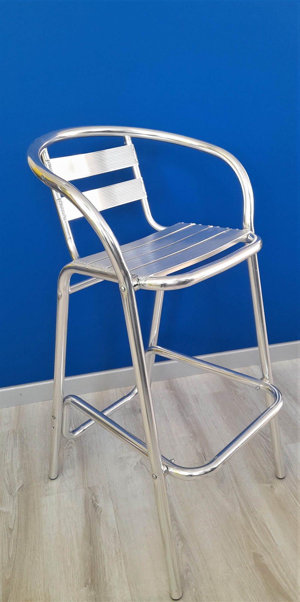 Sgabello da Bar Tipo Sirio Alluminio