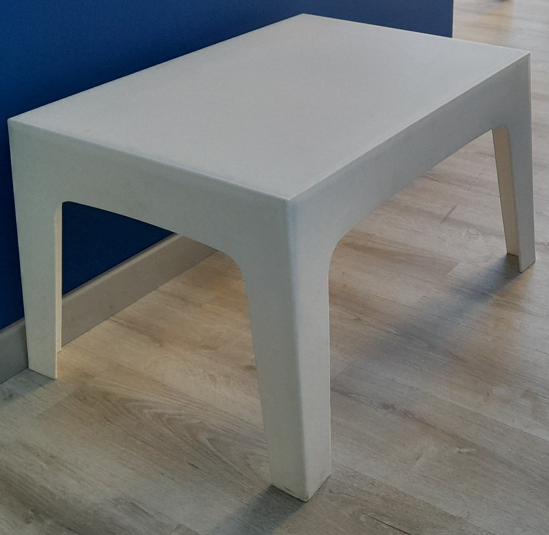Tavolo da appoggio 70x50x43 cm bianco