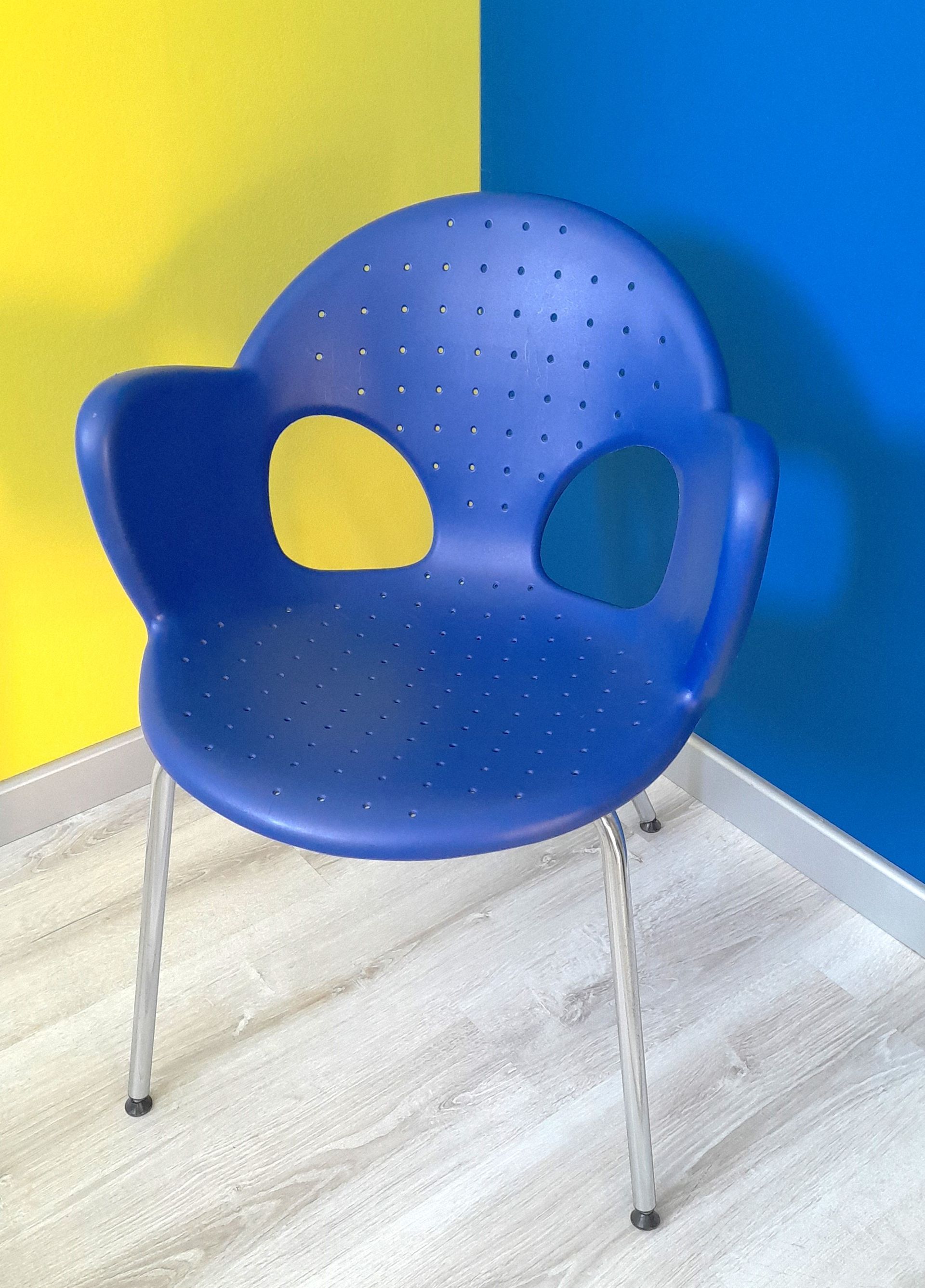 Sedia Blu da ufficio