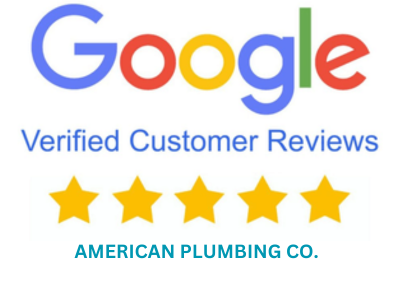 Google verified customer reviews for american plumbing co.