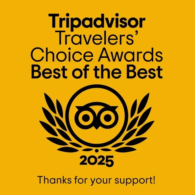 Tripadvisor Travelers' Choice Award badge,