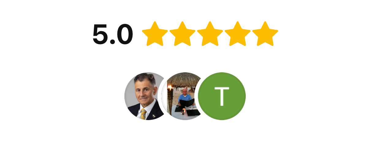 5 star Google reviews, click to visit on Google