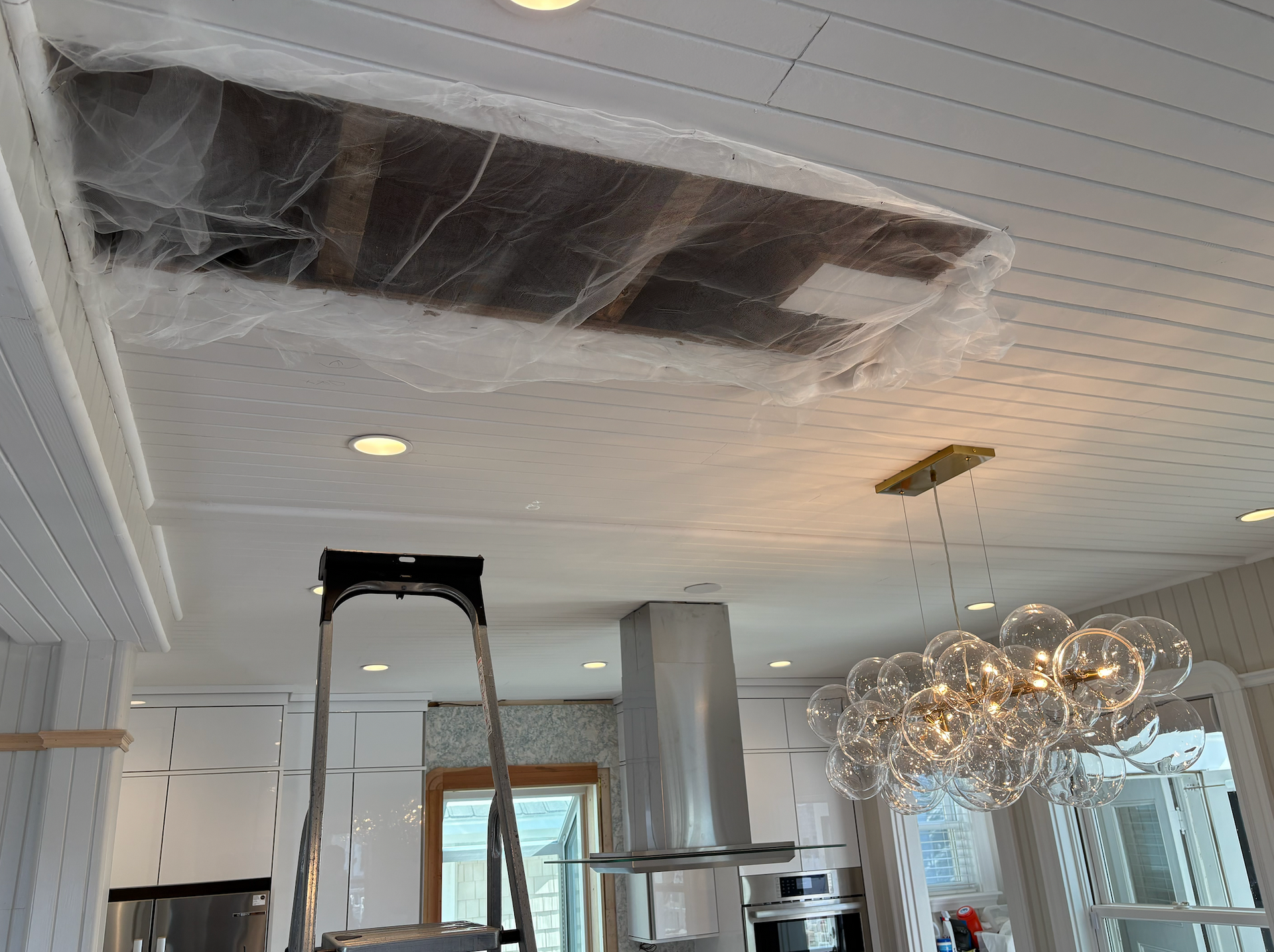 industrial drying equipment for a water remediation project in milton massachusetts