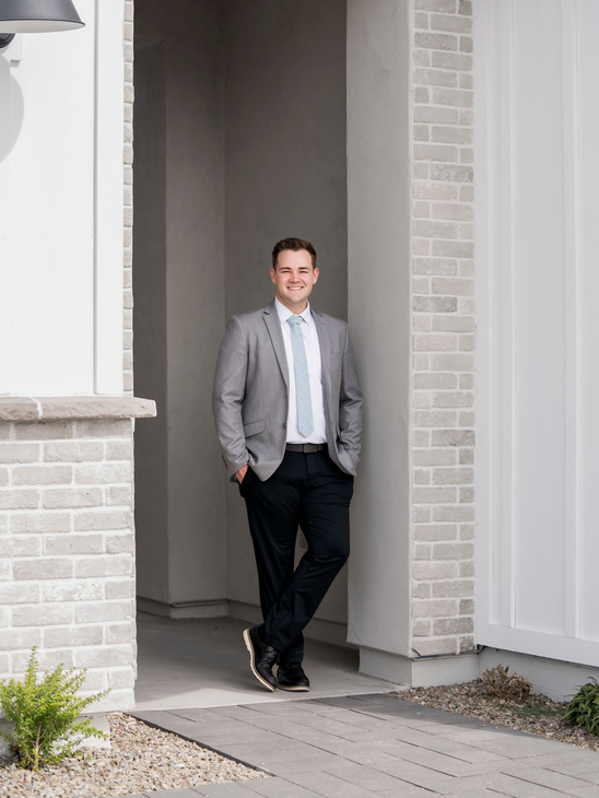 A handsome real estate professional 