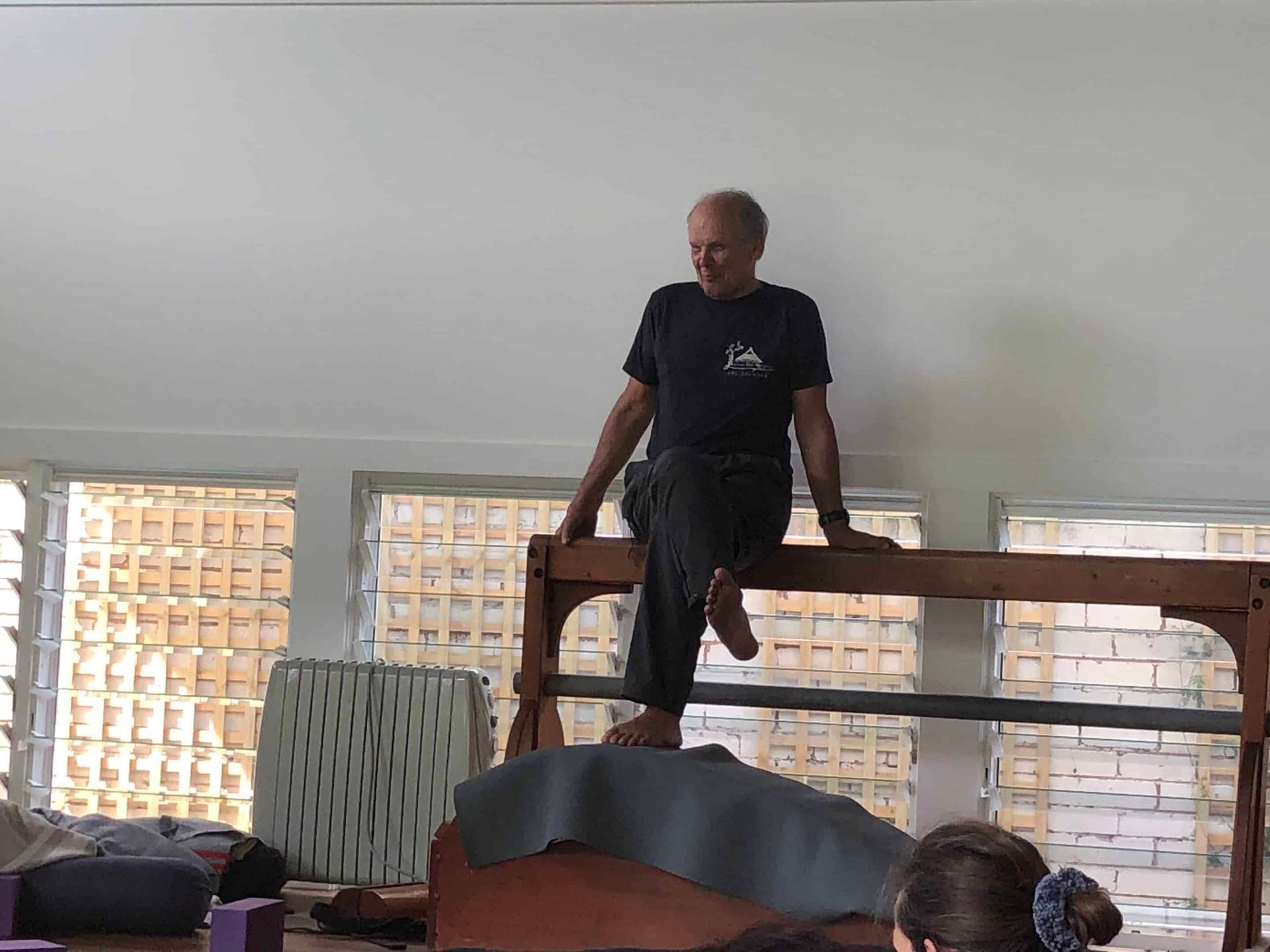 Peter Thomson Teaching Yoga Class — Marrickville, Sydney — Black Lotus Yoga