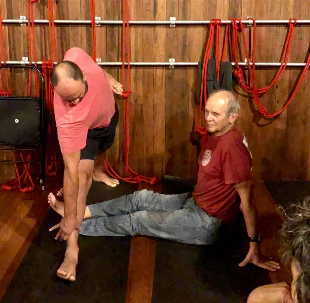Main Holding His Feet — Marrickville, Sydney — Black Lotus Yoga