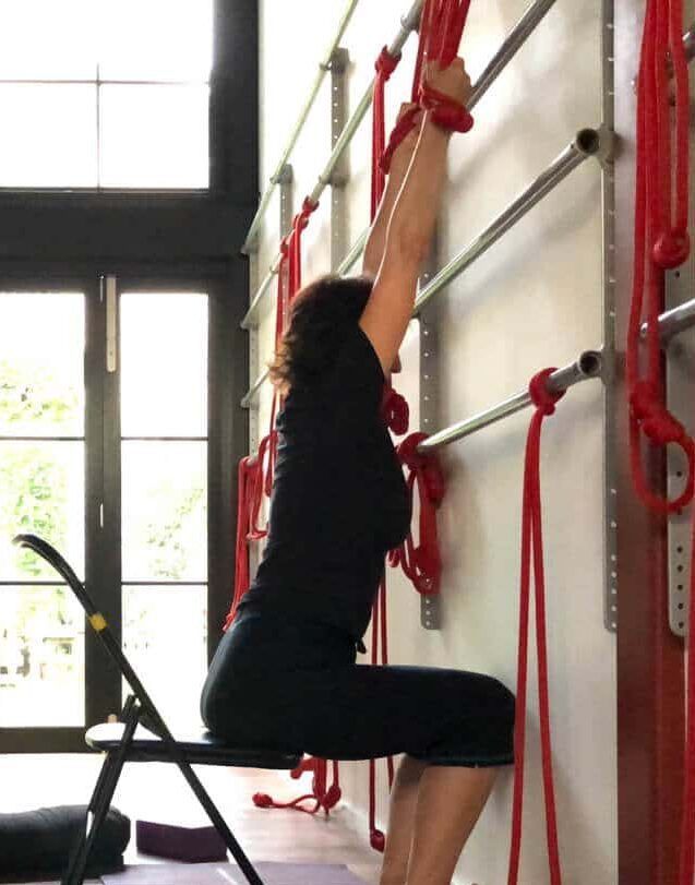 Female Doing Lifting Using Rope — Marrickville, Sydney — Black Lotus Yoga