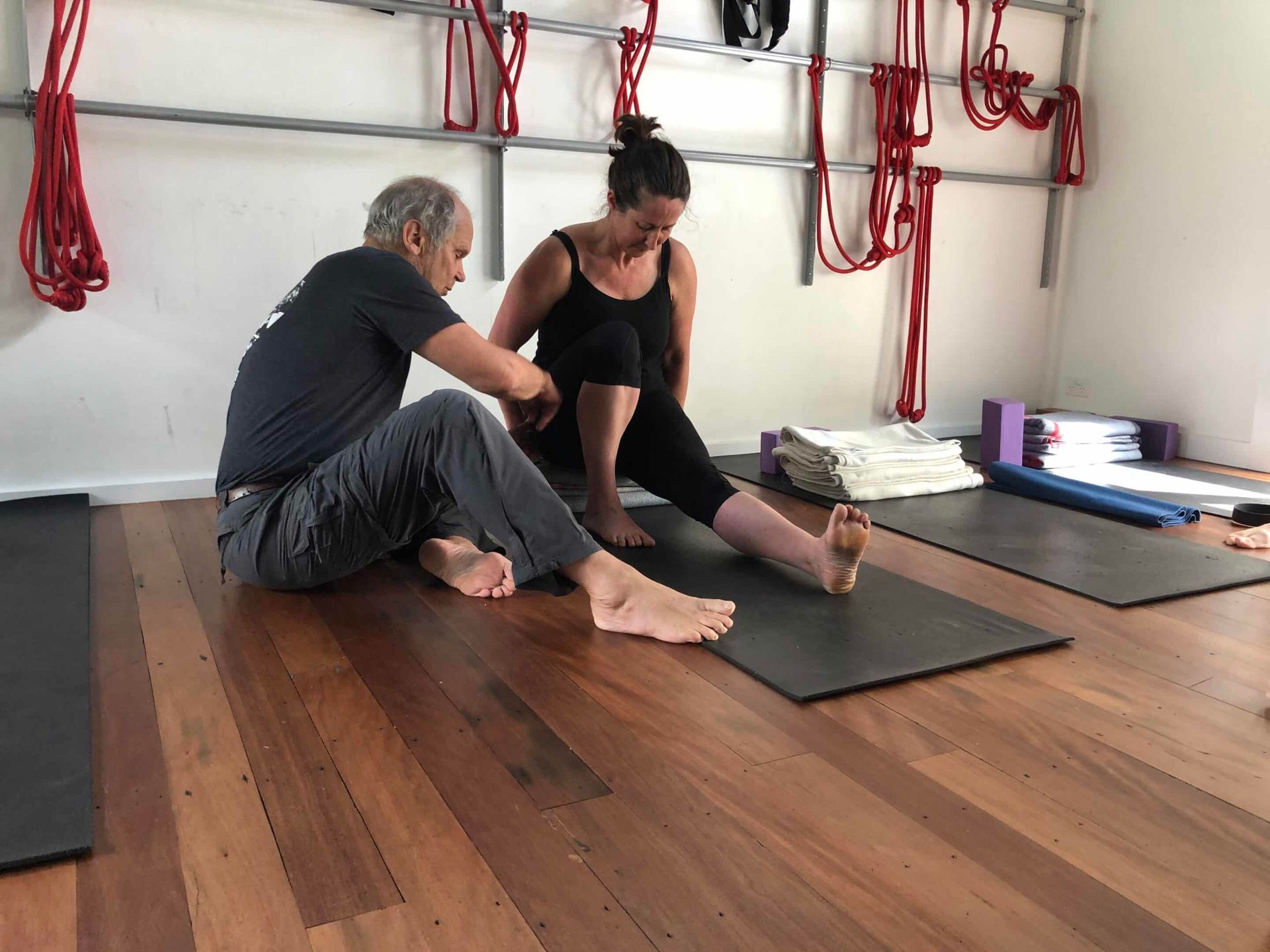 Stretching Feet — Marrickville, Sydney — Black Lotus Yoga