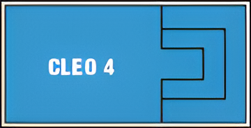 Blue Swimming Pool with The Text CLEO 4 — Clearwater Pools Hallidays Point in Hallidays Point, NSW