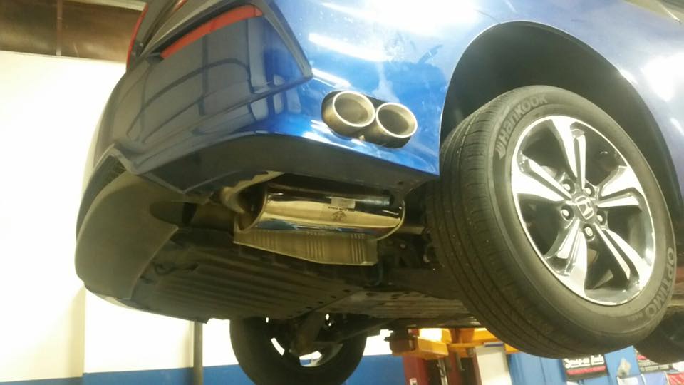 Muffler Or A Blue Car — Worcester, MA — Lou’s Custom Exhaust Of Worcester