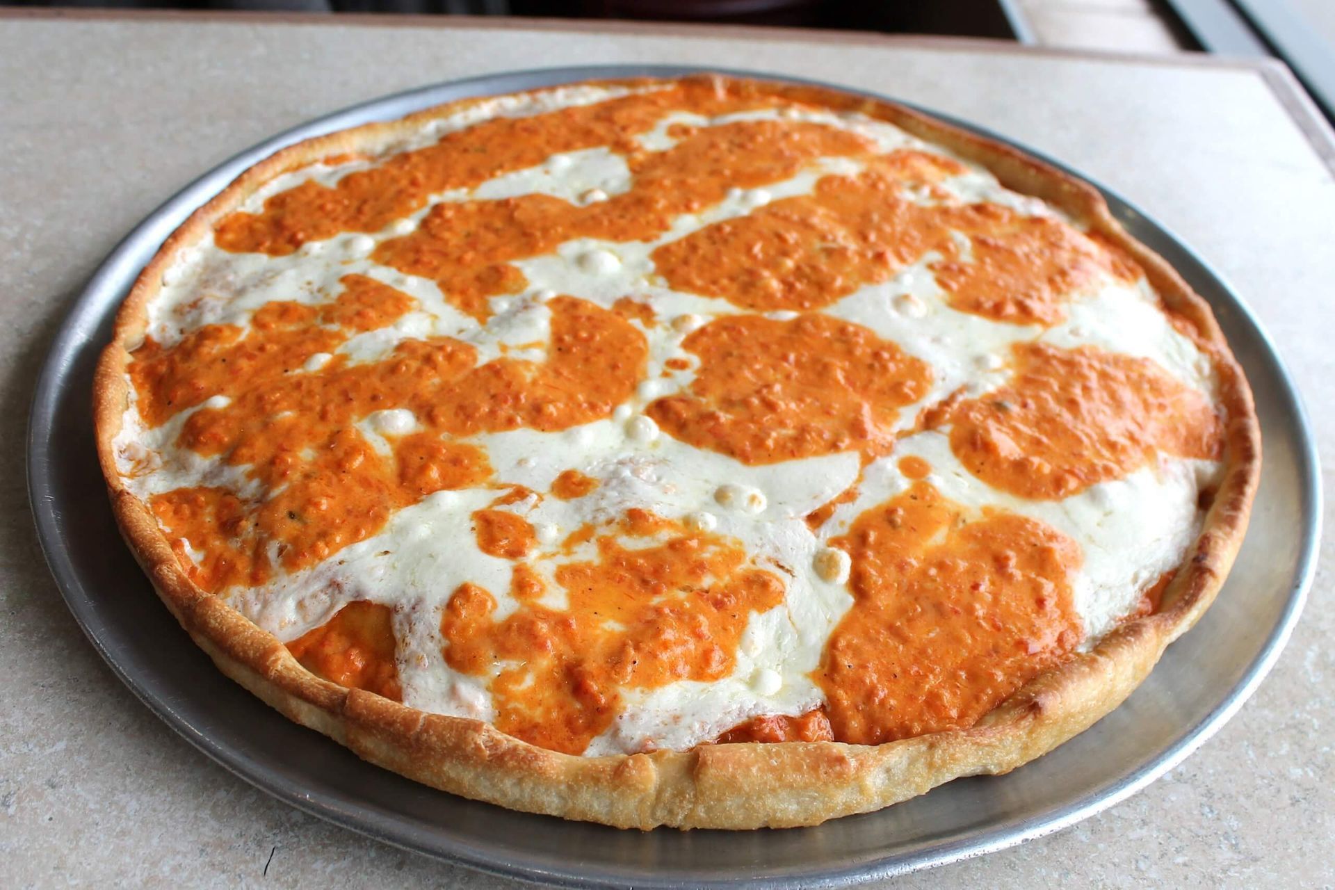 Angelo's Pizza & Pasta Vodka Pan Pizza