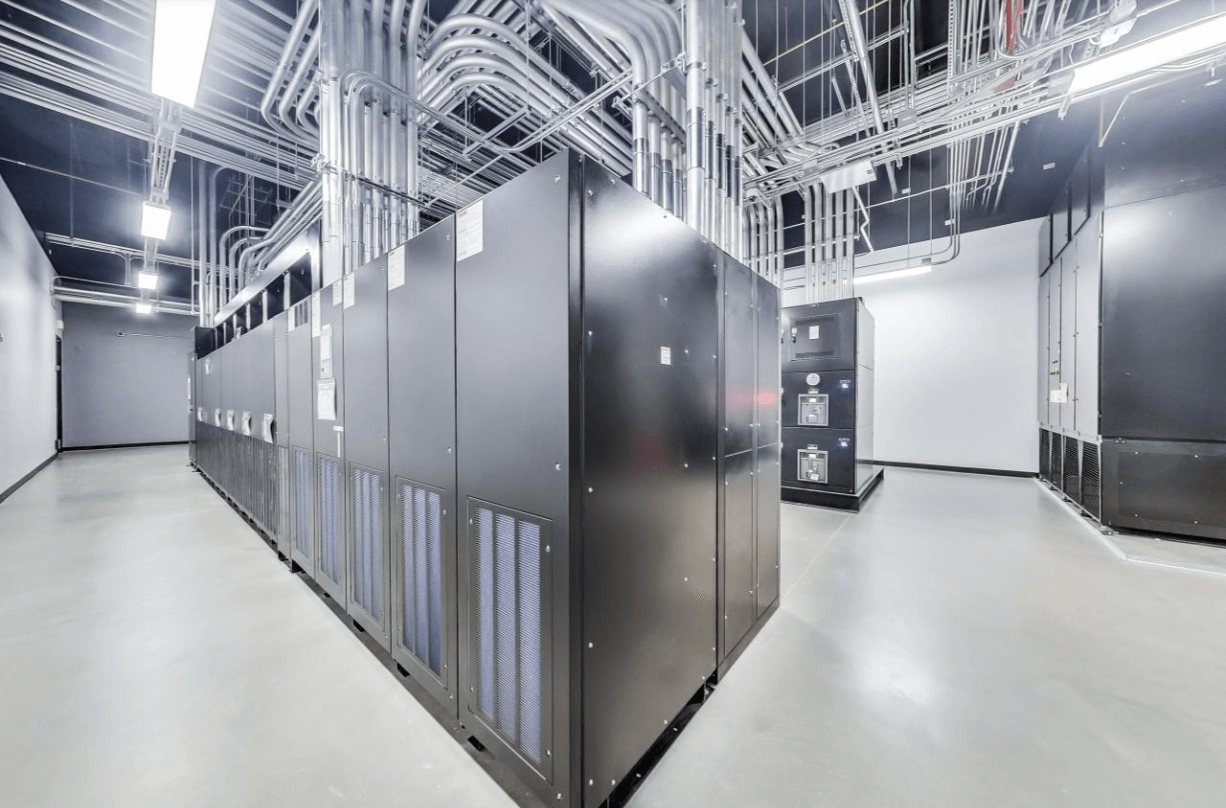 There are a lot of servers in this room.