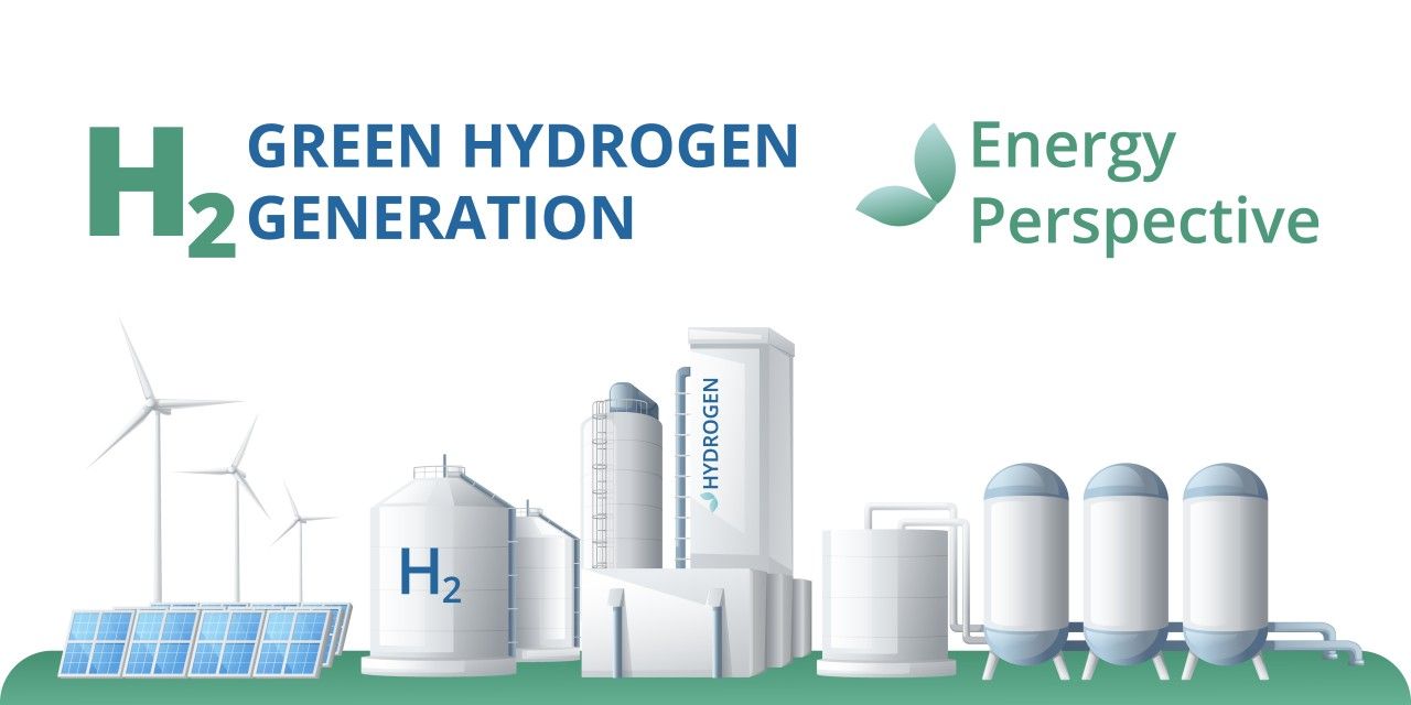 Hydrogen, Wind and Solar Energy Picture