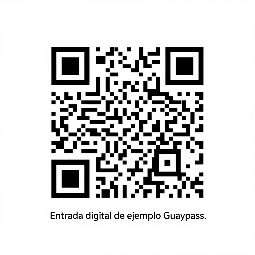 Entrada digital de ejemplo — Guaypass