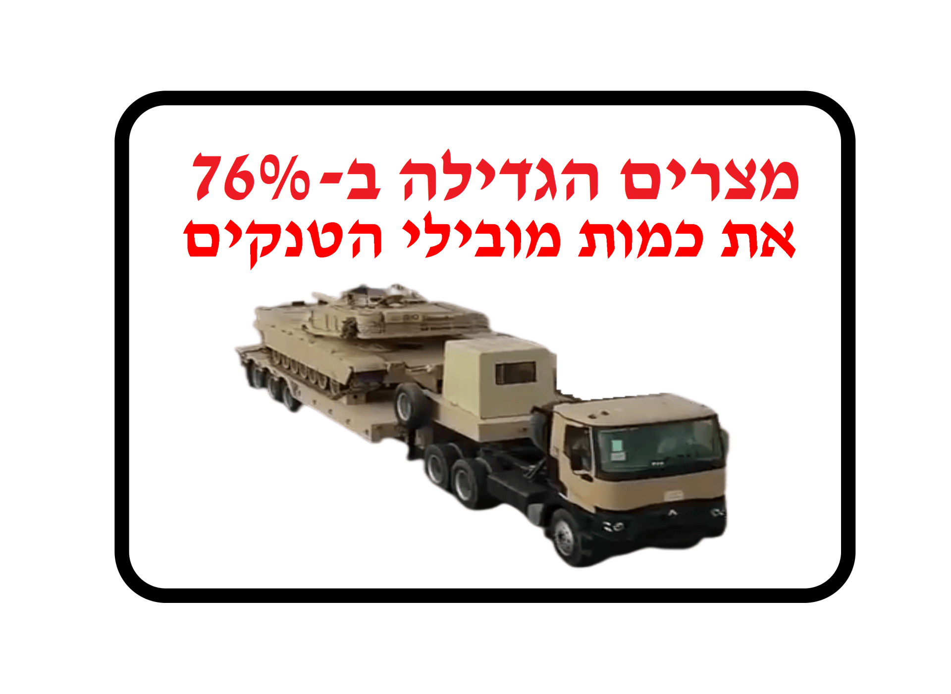 אלי דקל,התחמשות צבא מצרים,מובילי טנקים במצרים,תובלה צבאית, Egypt doubled the amount of semi-trailing