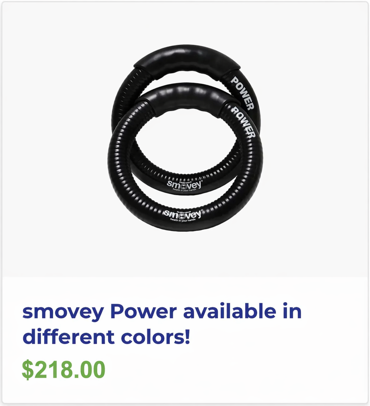 Smovey power available in different colors for $ 198.00