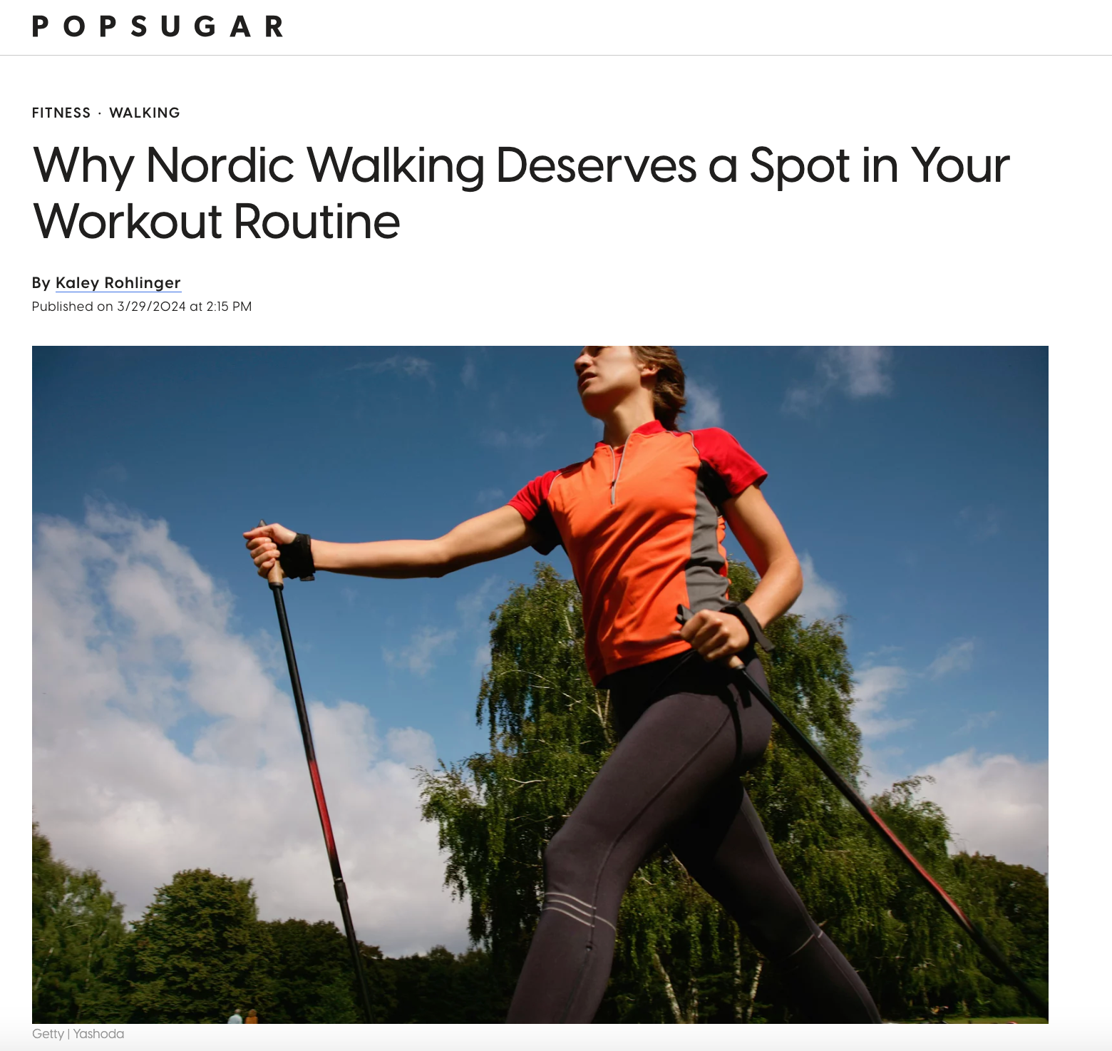 Why nordic walking deserves a spot in your workout routine