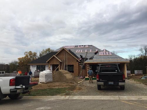 House under repair — Construction Company in Bloomington, IN