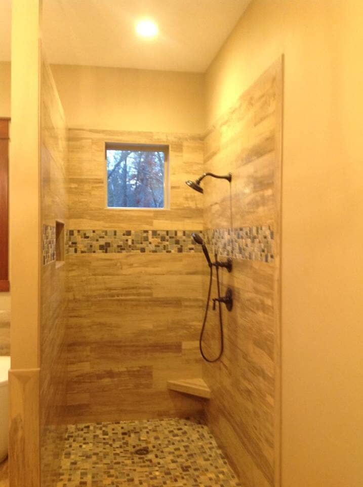 New shower room — Construction Company in Bloomington, IN