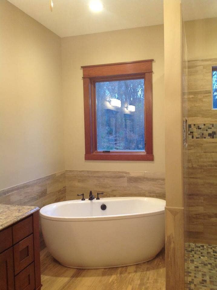 New bathroom interior — Construction Company in Bloomington, IN