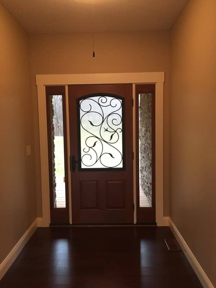 New wood door — Construction Company in Bloomington, IN
