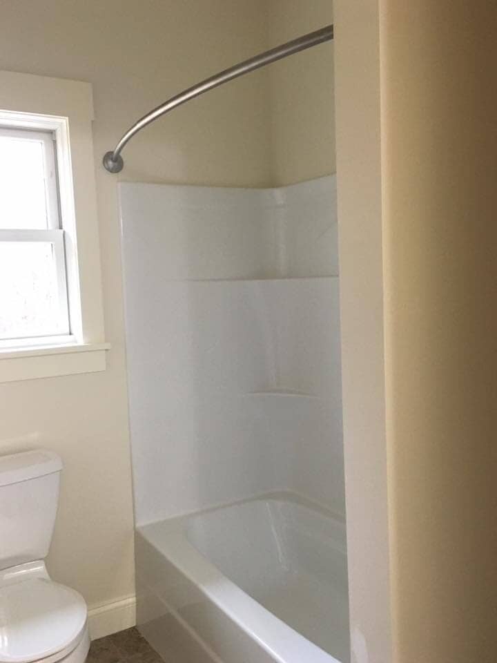 Showing room with new tiles — Construction Company in Bloomington, IN