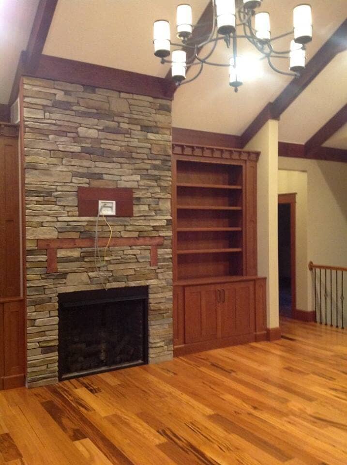 New remodeled Cabinet wood — Construction Company in Bloomington, IN