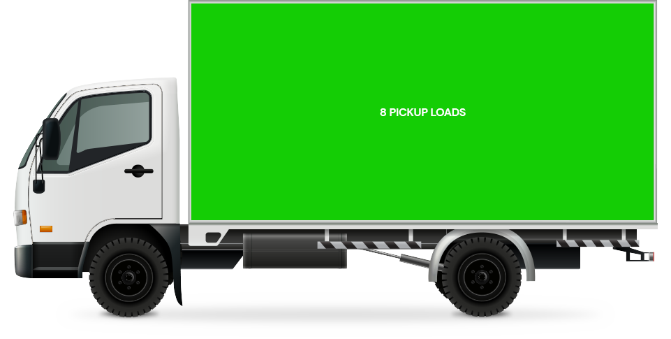 8 pick up loads
