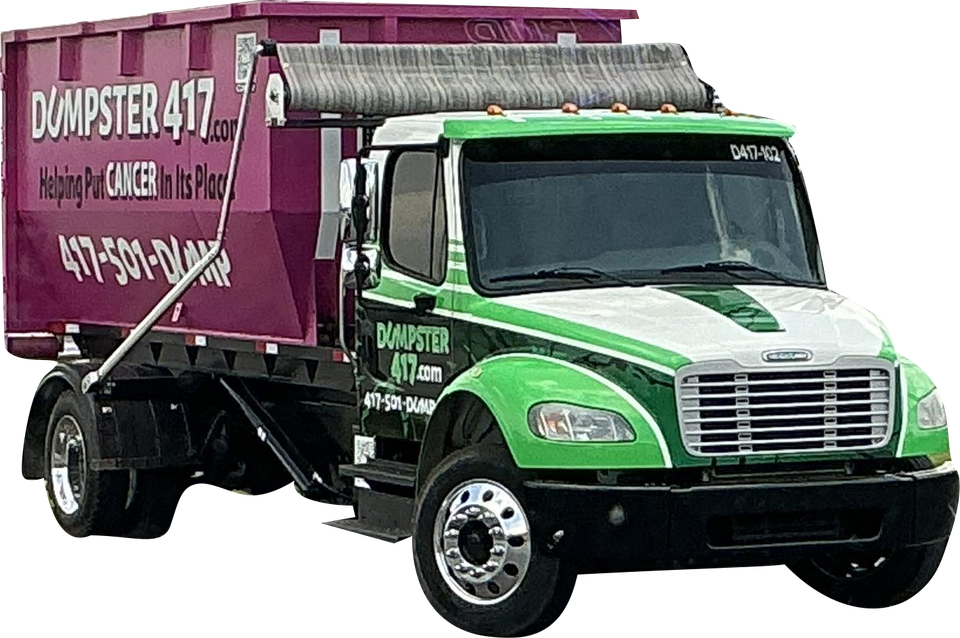 hauling for healing dumpster
