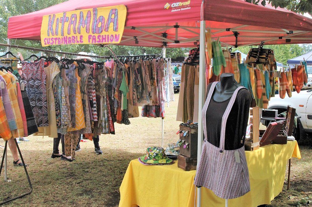 kamba sustainable fashion stall