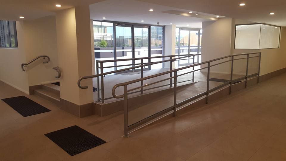 Empty store with sliding windows — Balustrade in Shellharbour NSW