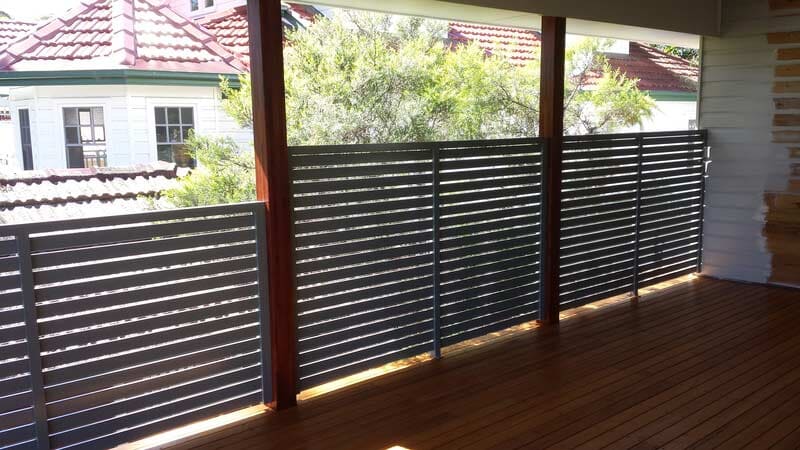 Privacy screens in the balcony  — Balustrading in Unanderra NSW