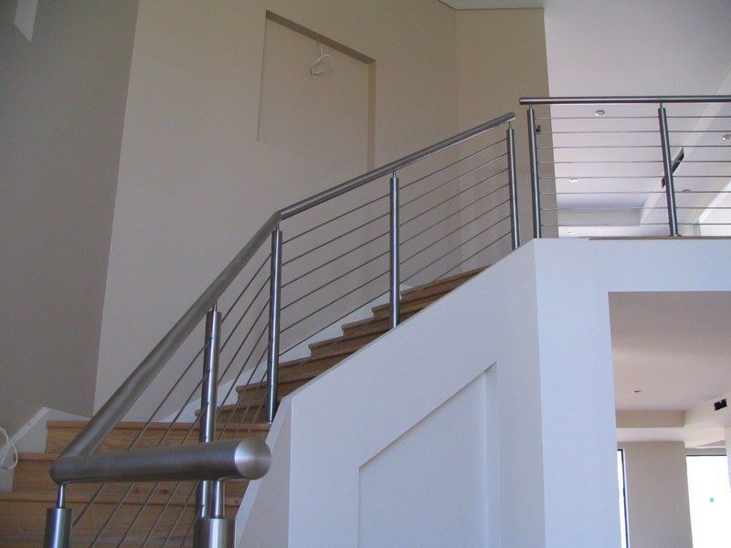 Stainless Steel Balustrades Upstairs  — Balustrading in Unanderra NSW