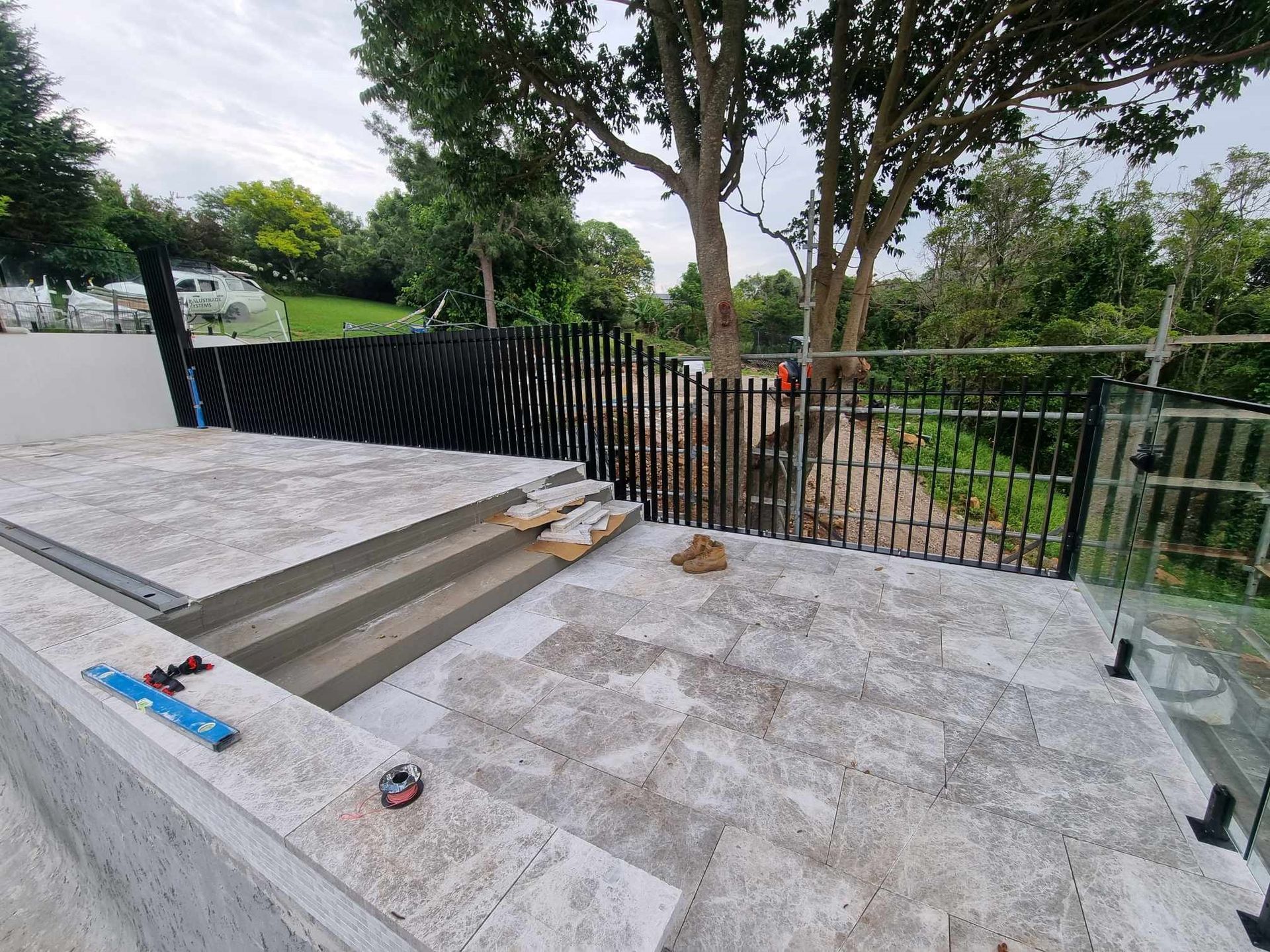 steel balustrade