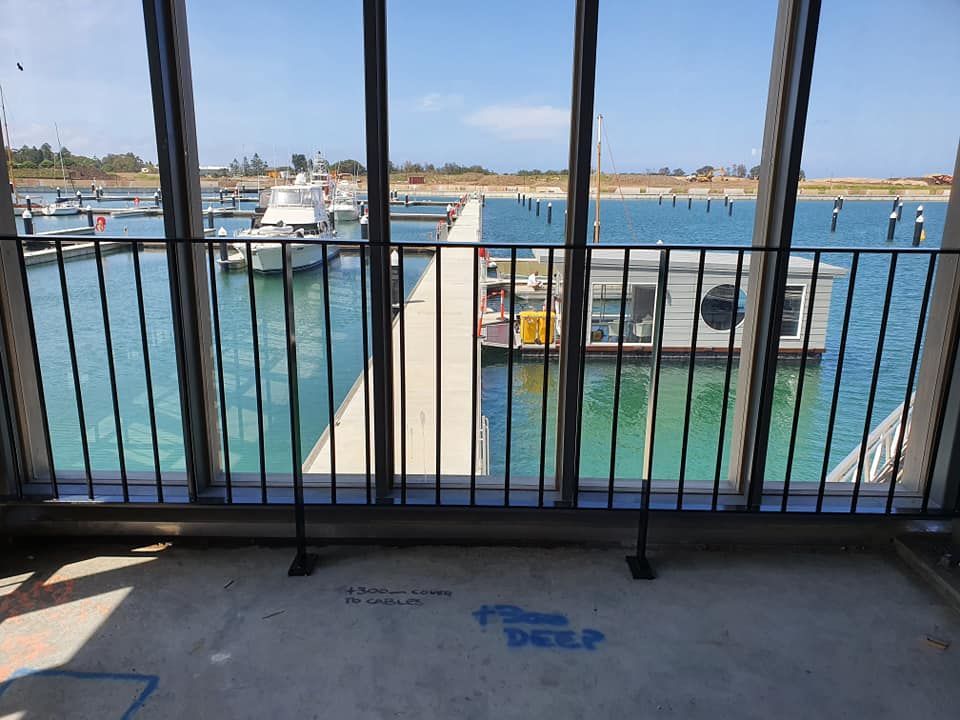 balustrade with view