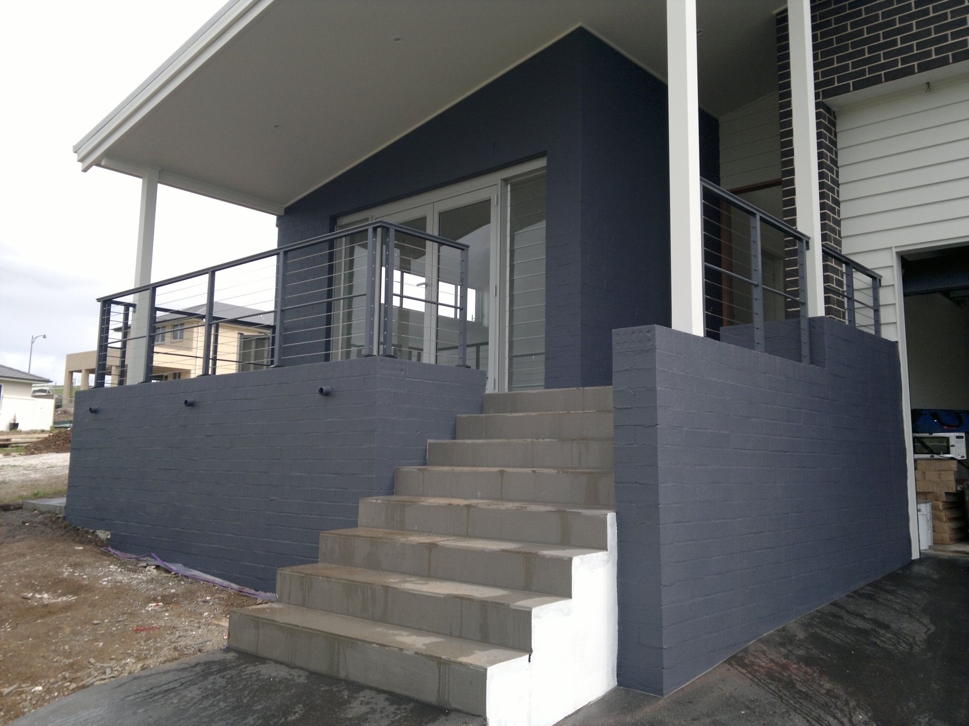 steel balustrade