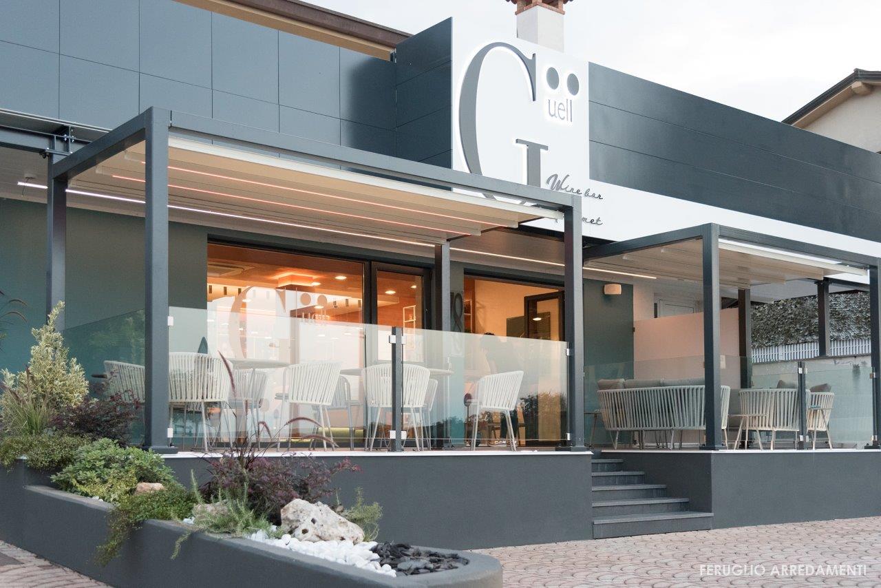guell winebar gourmet feruglio arredamenti udine