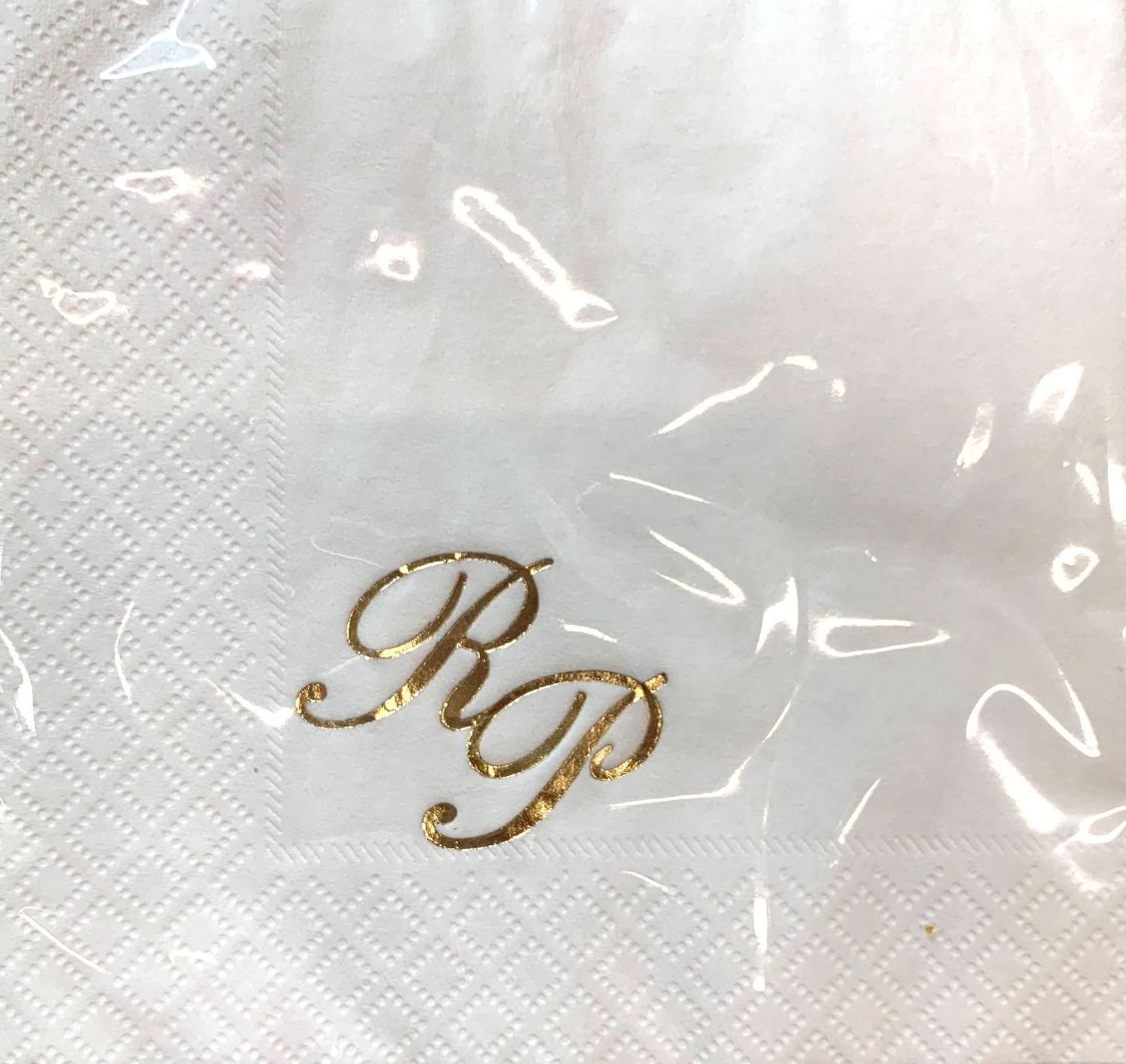 personalizzazione tovaglioli lettere